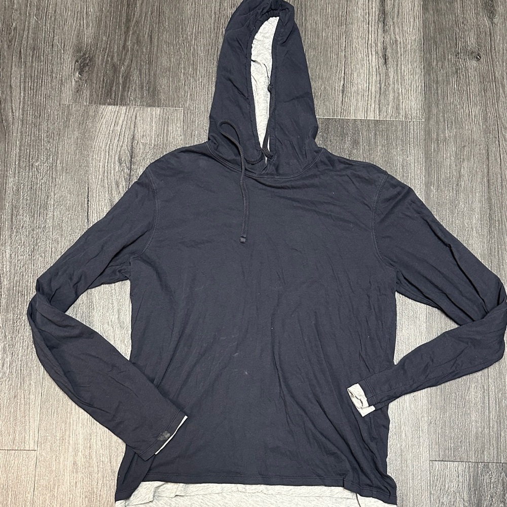 Vince Women's Dark Gray Hoodie Sweater